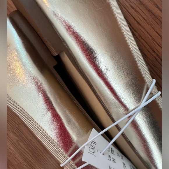 J.Crew gold ballet flats - Picture 8 of 16